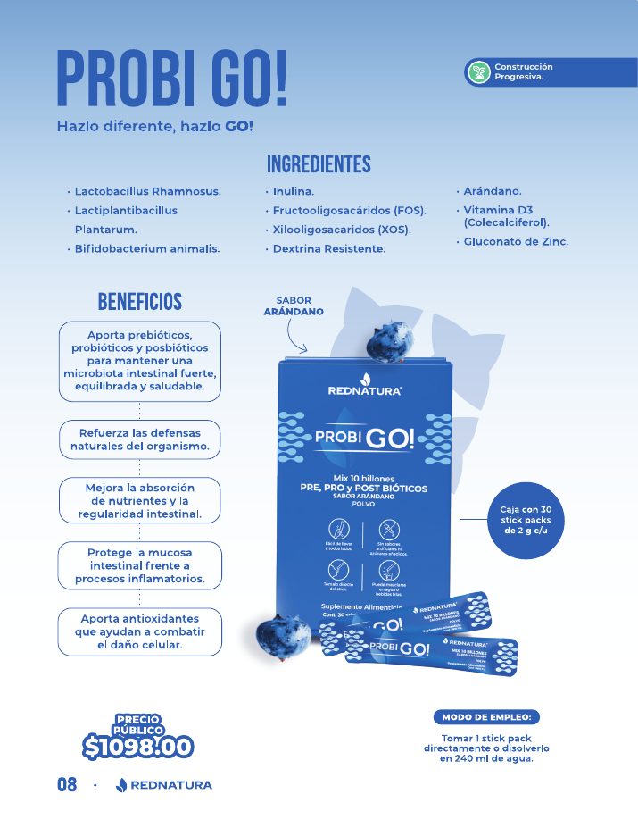 Ficha informativa de PROBI GO!