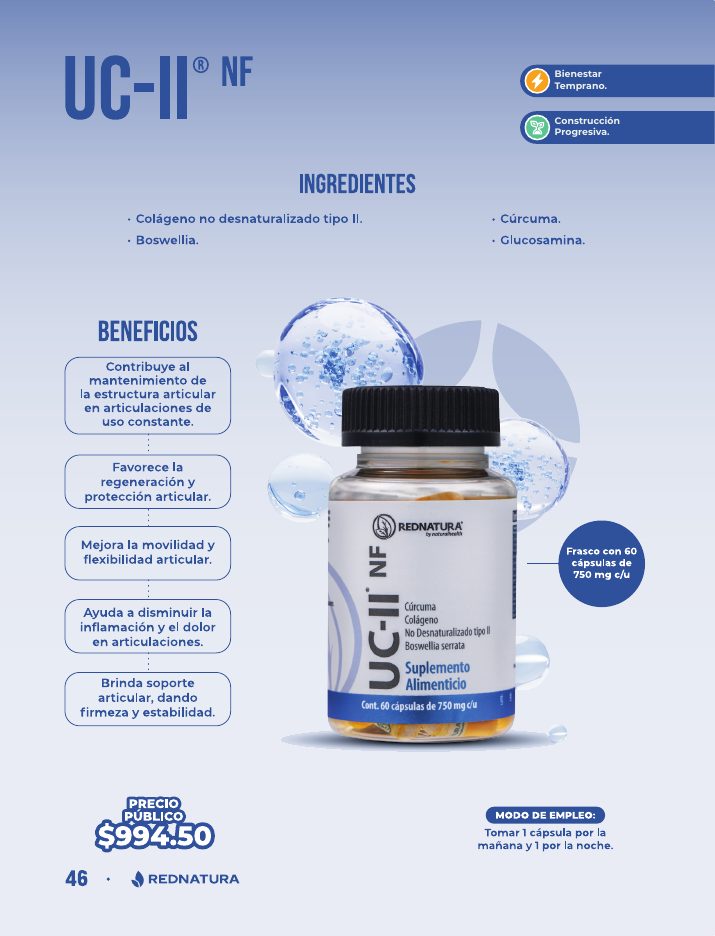 Ficha informativa de UC-II NF